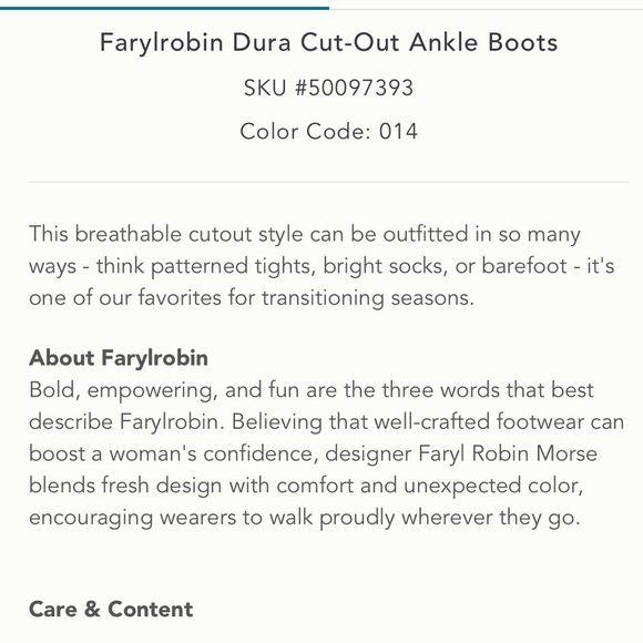 Anthropologie Cut Out Ankle Boots - Picture 5 of 6